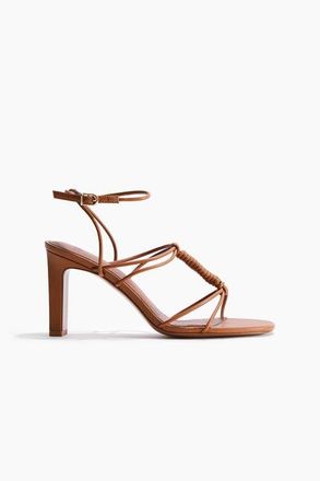 H&M Heeled strappy sandals in Brown at Nordstrom, Size 10