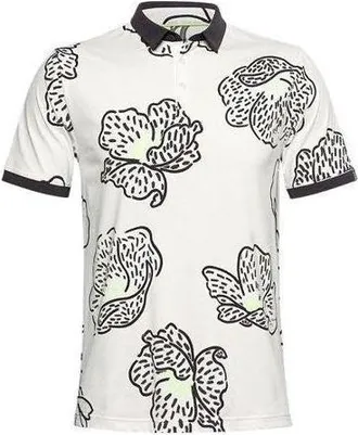 Under Armour Range Unlimited Monarch Polo Shirt White Black 1358781-112