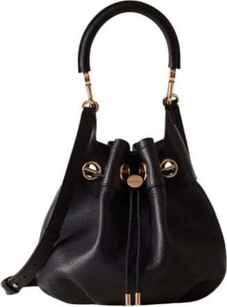 Borbonese Bucket Bags, female, Black, Size: ONE SIZE Secchiello Mini Collier