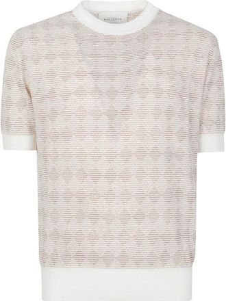 Ballantyne Truien & Vesten, Heren, Beige, L, Trui met korte mouwen