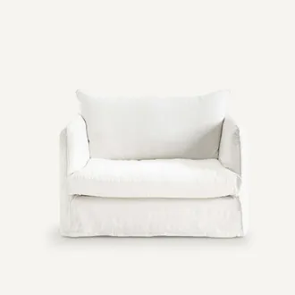 AM.PM Fauteuil XL gekreukt linnen, Neo Chiquito