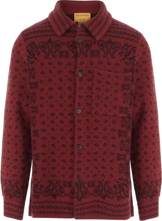 Guest In Residence Wild Rag Werkshirt - Heren - Cashmere truien - Rood - L - Kasjmier - Truien & Vesten