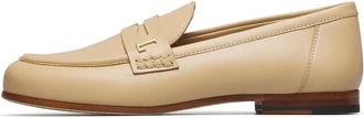 Loriblu Nappa Leren Loafers - Dames - Loafers - Beige - 38 EU - Leer - Schoenen