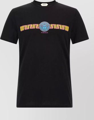 Versace cotton slim-fit printed t-shirt