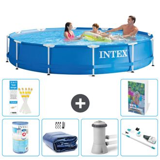 Intex Piscina Con Estructura Redonda - 366x76 Cm - 7-piezas S27