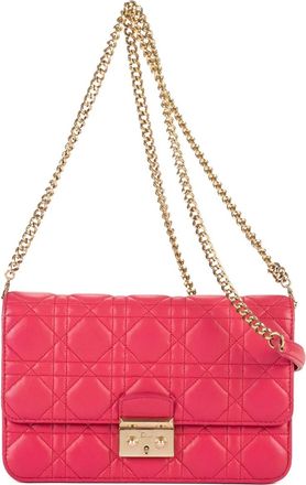 Dior Borsa a spalla Miss Dior con catena - Rosa