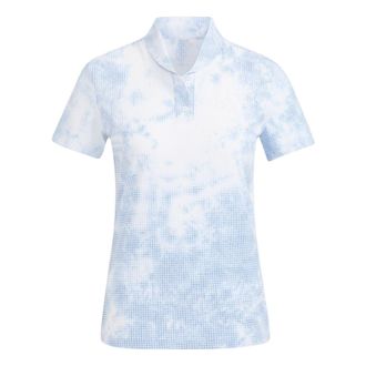 adidas (WMNS) adidas Play Green Spray-Dyed Polo Shirt Asia Sizing White HA0184