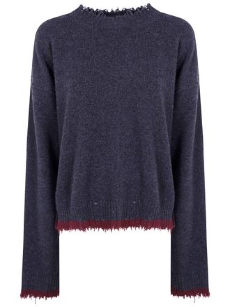 Uma Wang Top Long Sleeves Uw894 Dark Grey Red