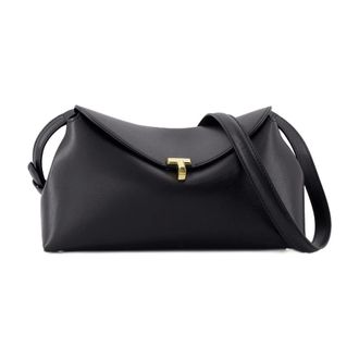 Toteme Cross Body Bags, female, Black, Size: ONE SIZE T-Lock Clutch