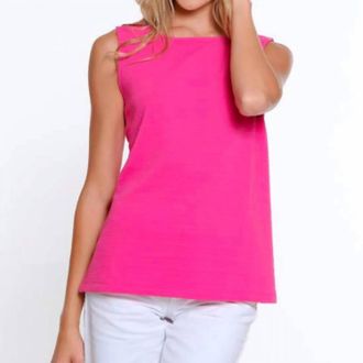 Multiples IM Ready Tank Top In Fuchsia