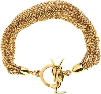 Saint Laurent Cassandre Jewelry Gold