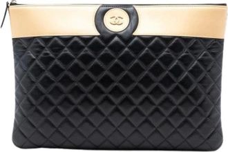 Chanel Pre-owned Clutches, female, Multicolor, Size: ONE SIZE Pre-owned Vintage Clutch