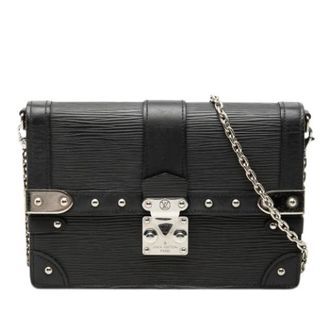 Louis Vuitton Pre-owned The Trunk - Dames - Pre-owned - Zwart - Maat: ONE Size Leer