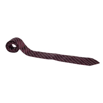 HUGO BOSS Boss By Hugo Boss Maroon Diagonal Striped Silk Tie
