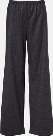 Asceno Austin wool and cashmere wide-leg pants