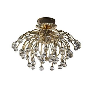 Netlighting Xeena Ceiling 10 Light G4 French GoldCrystal NOT LEDCFL Compatible in Gold