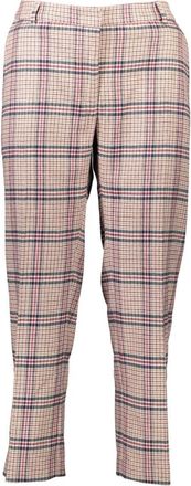 GANT Bruine Klassieke Damesbroek Logo - Dames - Straight fit broeken - Bruin - 2XL - Broeken