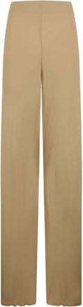 Alberta Ferretti Broeken - Dames - Wijde Broeken - Beige - M - Broeken