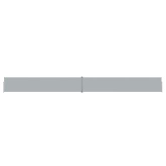 Berkfield Home Patio Retractable Side Awning 140x1200 cm Anthracite in Black