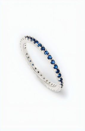 Mint & Lily December Birthstone Eternity Stacking Ring in 925 Sterling Silver at Nordstrom, Size 8