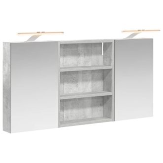 vidaXL Juego De Muebles De Ba&ntilde;o Con Estante 3 Pcs 100 X 10,5 X 50 Cm Vidaxl