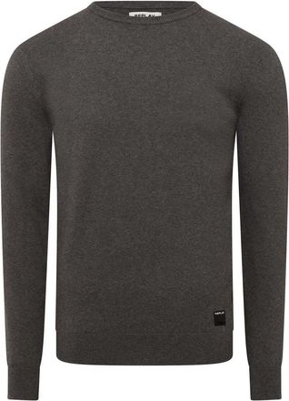 Replay Mens Crewneck Sweater in Grey - Size X-Large