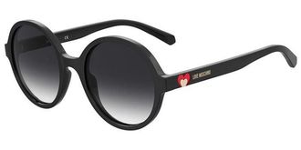 Love Moschino MOL050/S 807/9O Womens Sunglasses Black Size 53