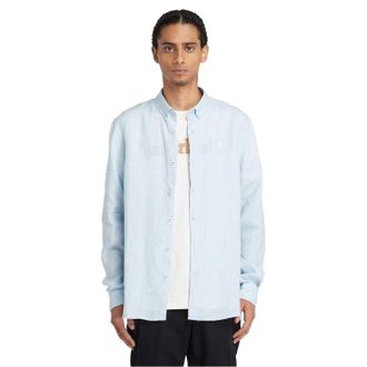 Timberland Heren Linnen Relaxed Fit Overhemd (Skyway)