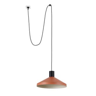 Netlighting Kombo Terracotta Dome Pendant Lamp &Oslash;400 With Plug 2700K in Black