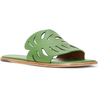 Staud Palm Slide Sandal in Leaf at Nordstrom, Size 12Us