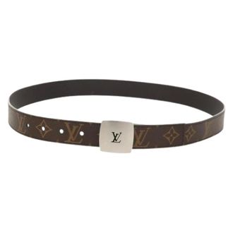 Louis Vuitton Pre-owned Vintage Canvas Belt - female - Louis Vuitton Vintage - Vintage Belts - Brown - ONE SIZE - Pre-owned
