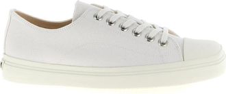 Moschino Edge Sneakers - Heren - Sneakers - Wit - 44 EU - Katoen - Schoenen