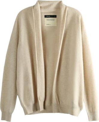 Frenckenberger Hamza shawl-collar cardigan - Beige