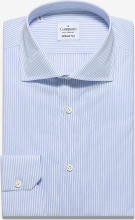 Giampaolo Lang&auml;rmeliges Hemd aus Baumwolle