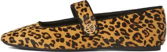 Karl Lagerfeld Ballerine Konnie con stampa leopardata - Marrone