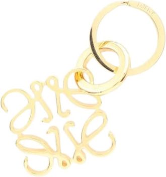 Loewe Pre-owned Accessories, female, Yellow, Size: ONE SIZE Pre-owned Fabric Key-holder