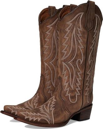 Corral Boots L6213 Cowboy Womens Boots Sand : 8.5 B - Medium, Leather/Rubber