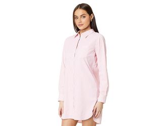 Vineyard Vines Harbor Popover Shirt Dress Womens Dress White Cap/ Cayman : XS, Nylon/Spandex