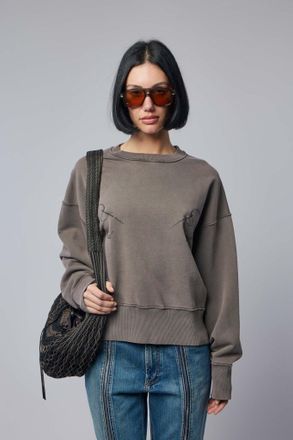 Jean Paul Gaultier Fleece Sweatshirt Embroidered needles Jean Paul Gaultier