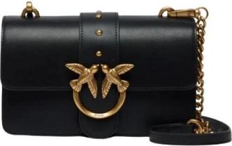 Pinko Love One Mini New Buckle - - Bags - Donna - Nero - ONE SIZE
