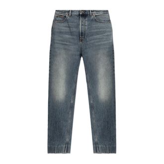 Valentino Garavani Licht taps toelopende jeans - Heren - Jeans - Blauw - Maat: W29 Katoen