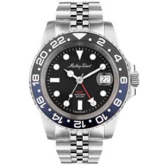 Mathey-Tissot Mathey-Tissot Mens Vintage Black Dial Watch