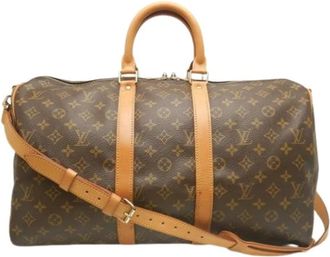 Louis Vuitton Pre-owned Boston bag - Dames - Vintage Weekendtas - Bruin - ONE Size - Vintage