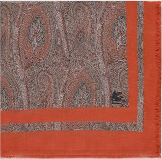 Etro Foulard in modal e cashmere con stampa Paisley