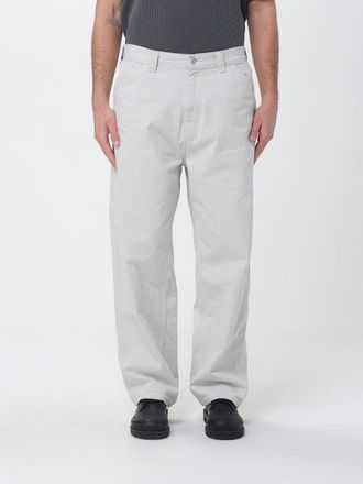 Carhartt Work in Progress Striped Cotton Wide-Leg Trousers