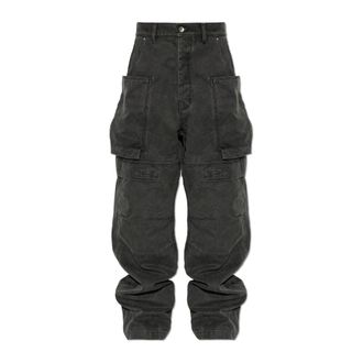 Rick Owens Stefan Cargo Broek - Heren - Broeken - Grijs - Maat: W31 Katoen