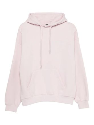 Worst Behavior pouch-pocket hoodie - Pink