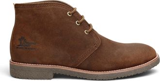 Panama Jack Panama Jack Mens Brown Leather Waterproof Lace-Up Desert Boots - Gael C38