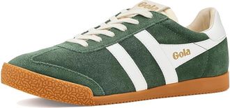 Gola Elan Womens Shoes Evergreen/White : 8.5 B - Medium, Suede