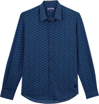 Vilebrequin Camicia con stampa - Blu